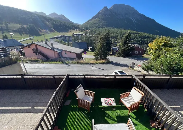 Les Tanieres De Montgenevre - La Marmotte - Duplex 4 P Entierement Renove Avec Vue Magnifique