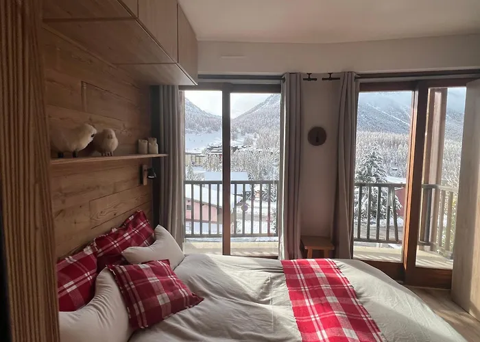 Les Tanieres De Montgenevre - La Marmotte - Duplex 4 P Entierement Renove Avec Vue Magnifique