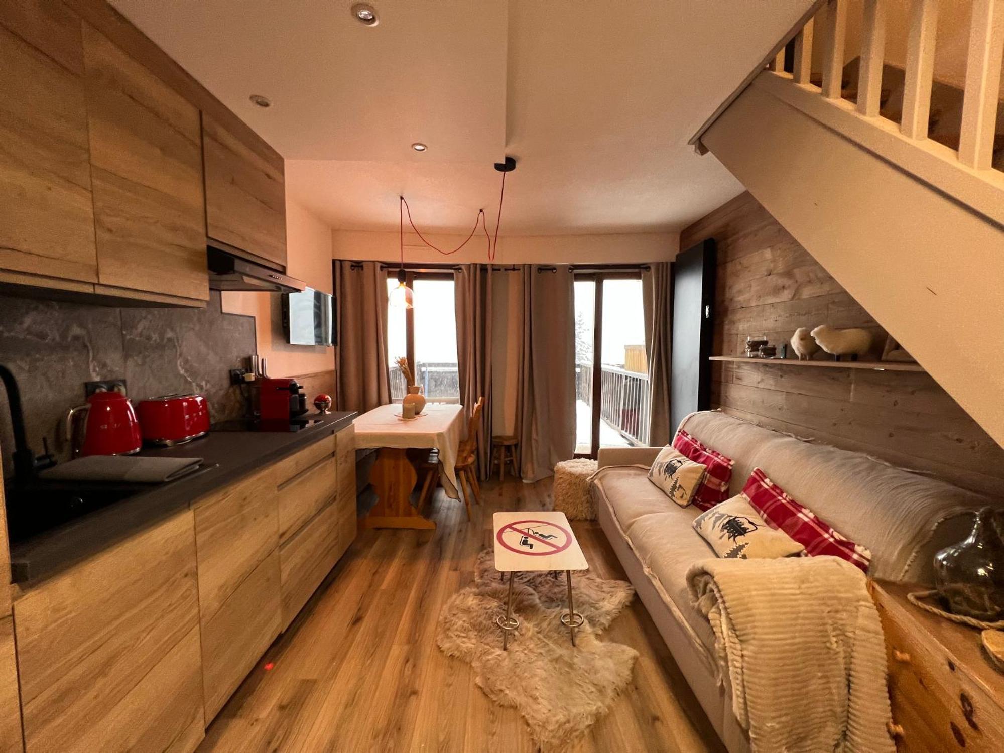 Apartment Les Tanieres De Montgenevre - La Marmotte - Duplex 4 P Entierement Renove Avec Vue Magnifique Montgenevre
