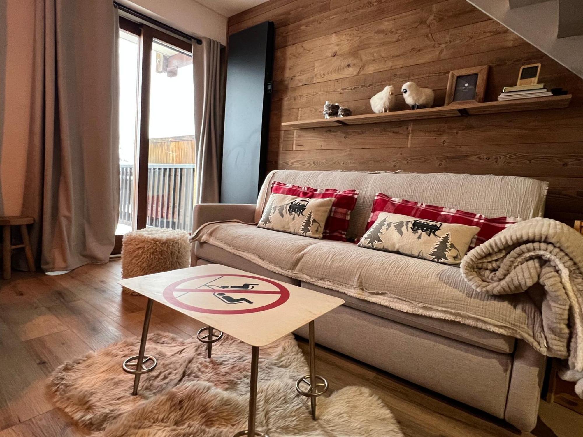 Les Tanieres De Montgenevre - La Marmotte - Duplex 4 P Entierement Renove Avec Vue Magnifique Apartment
